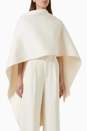 Colette Doublé Cape in Wool-blend