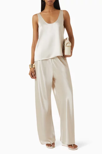 Bias Pants in Satin