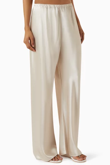 Bias Pants in Satin