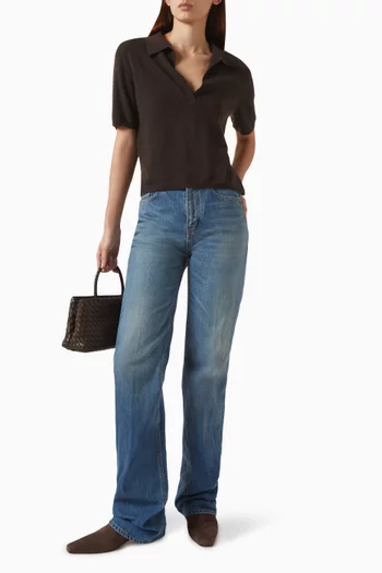 Nessa Polo T-shirt in Cashmere