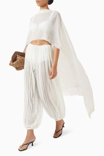 Afton Balloon Pants in Crinkle Jersey