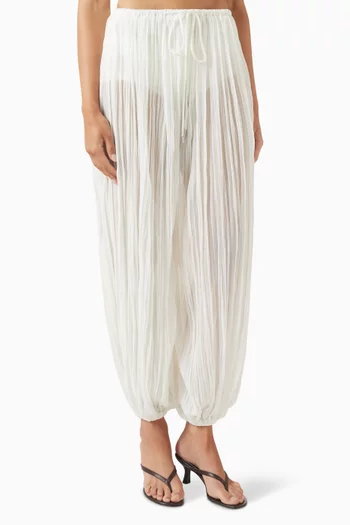 Afton Balloon Pants in Crinkle Jersey