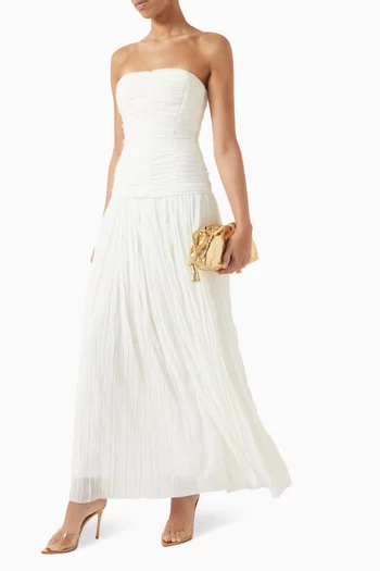 Danielle  Bustier Gown in Crinkle Jersey