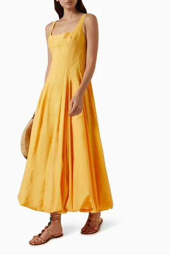 Hally Midi Dress in Cotton