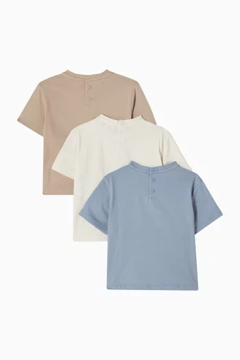 T-Shirts in Cotton Jersey , Set of 3
