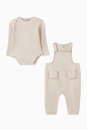 Bodysuit & Overalls Set