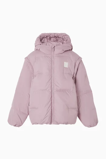 Embroidered Logo Patch Hoodie