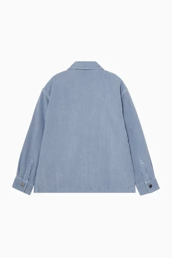 Eagle Logo Shirt in Corduroy