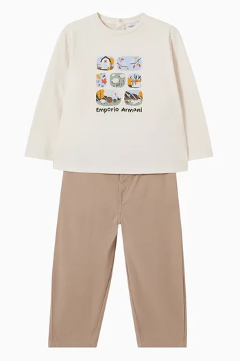 Graphic-print T-Shirt in Cotton