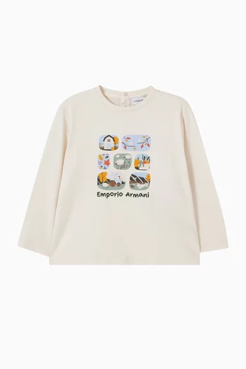 Graphic-print T-Shirt in Cotton