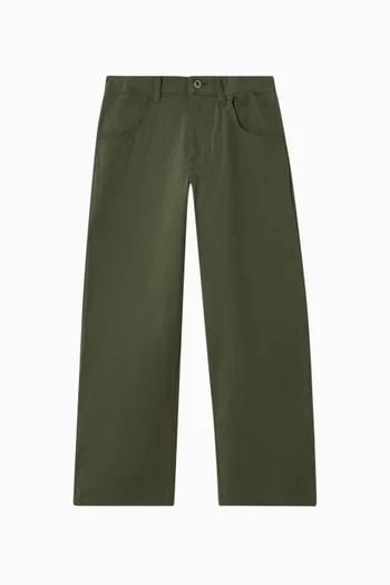 Straight-leg Jeans in Denim Twill
