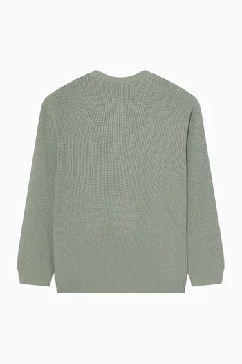 Logo Sweater in Knit