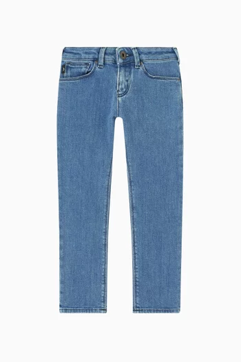 Eagle Logo Jeans in Denim