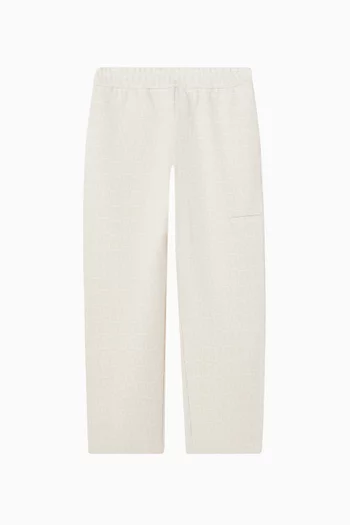 Monogram Trousers in Double Jersey