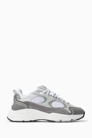 Pulse Runner Sneakers in Leather & Nylon