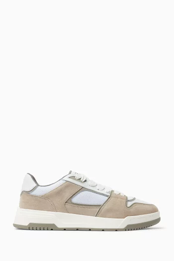 Layup Sneakers in Leather & Suede