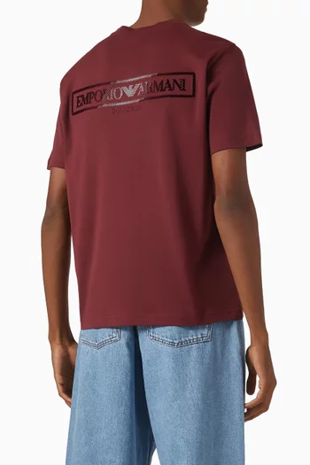 Logo-print T-shirt in Jersey