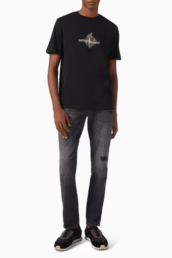 Logo-print T-shirt in Jersey