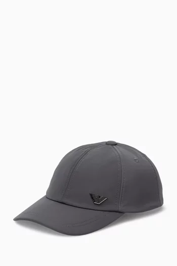 Logo Baseball Cap in Canvas