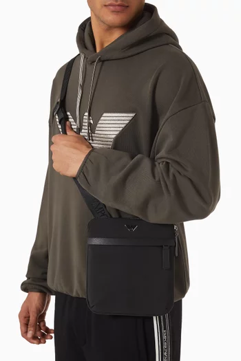Crossbody Flat Bag in Recycled Nylon