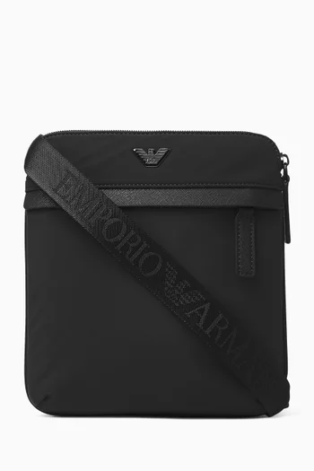 Crossbody Flat Bag in Recycled Nylon