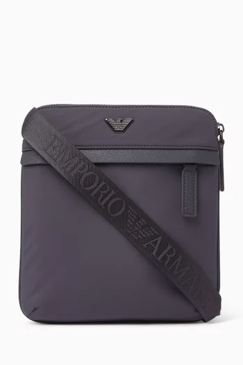 Crossbody Flat Bag in Recycled Nylon