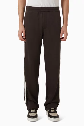 Side Stripes Sweatpants in Cotton French Terry