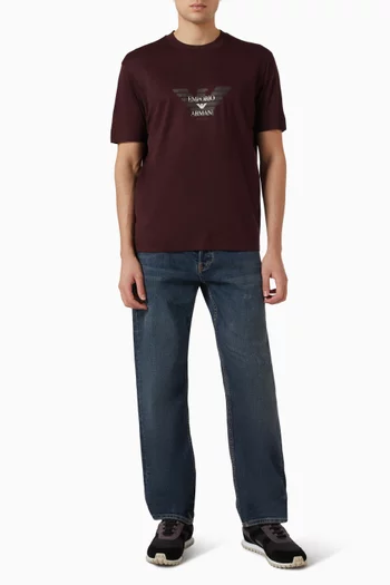 Graffiti Logo T-shirt in Lyocell-blend