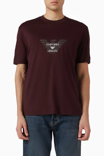 Graffiti Logo T-shirt in Lyocell-blend
