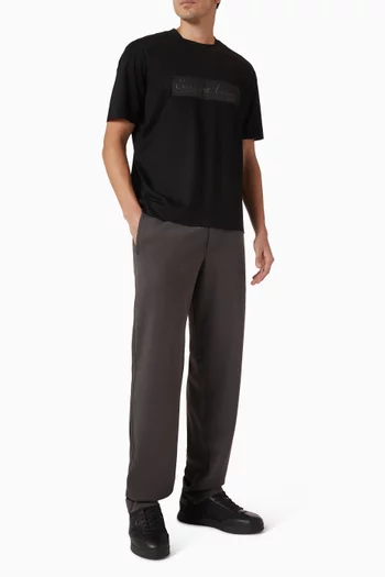 Straight-leg Pants in Wool-blend