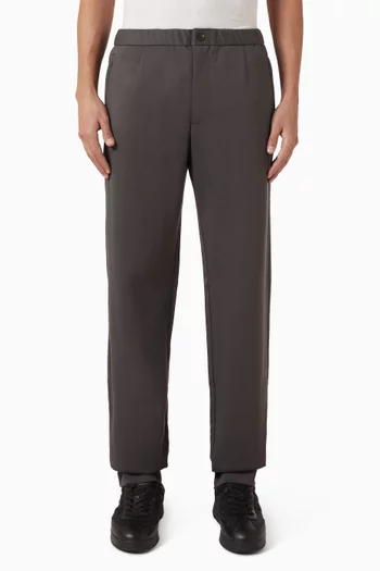 Straight-leg Pants in Wool-blend