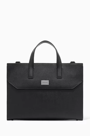 Business Bag in Tumbled Leather