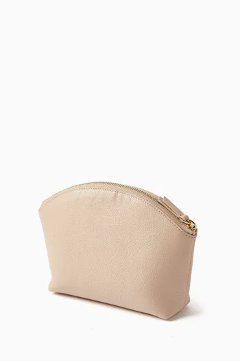 Beauty Case in Grained Leather