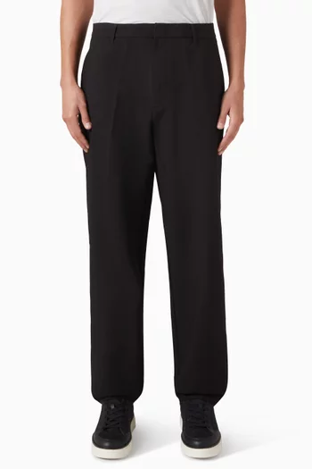 Casual Trousers in Seersucker & Down