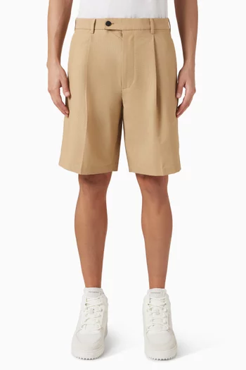 Bermuda Shorts in Seersucker