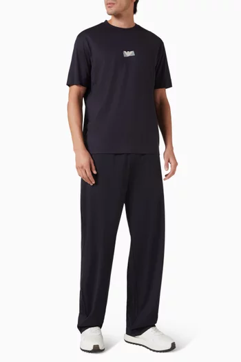 Wide-leg Jogging Pants in Jersey