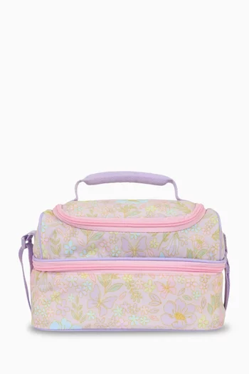 Floral Double Decker Lunch Bag