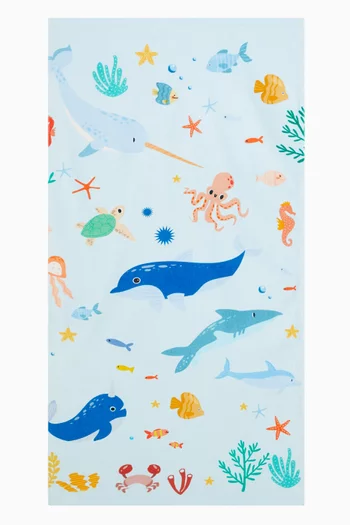 Seaworld Towel in Cotton