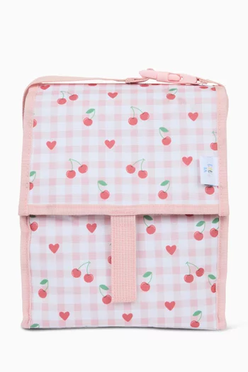 Cherry Freezable Lunch Bag