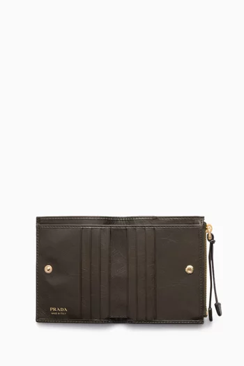 Small Wallet in Calfskin Leather
