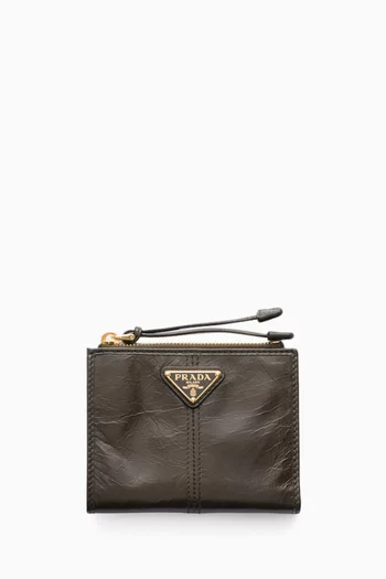 Small Wallet in Calfskin Leather
