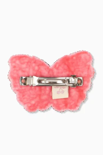 Beaded Butterfly Hair Clip