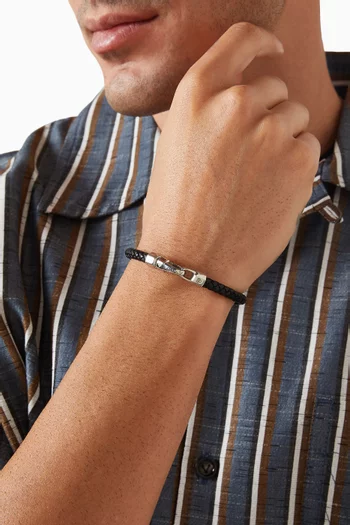 Braided Bracelet in Leather