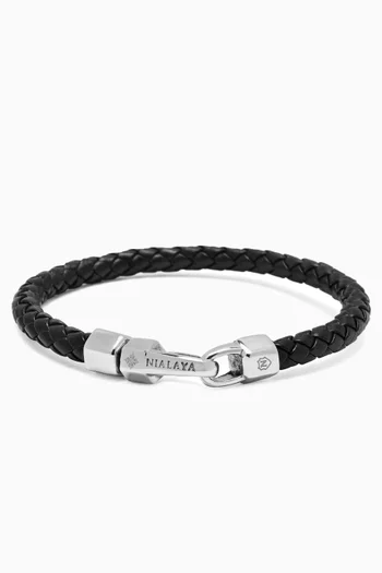 Braided Bracelet in Leather