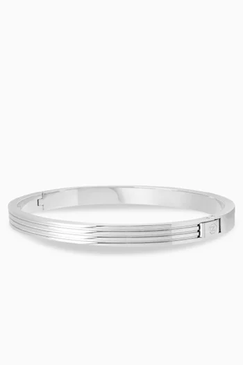 Gentleman Bangle in Stainless Steel