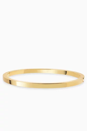 Simplicity Bangle in 18kt Gold-plated Stainless Steel