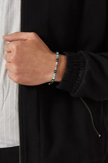 Eclipse Disc Bracelet in Stainless Steel
