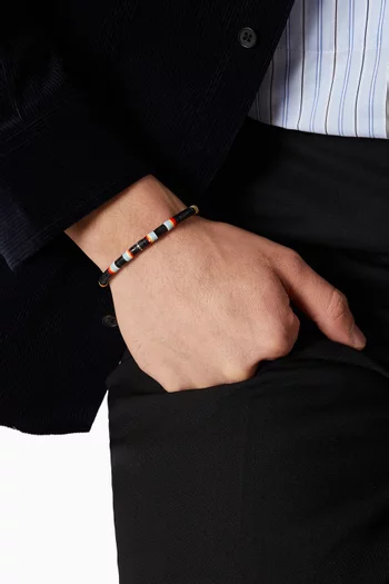 Chakra Disc Bracelet in Stainless Steel