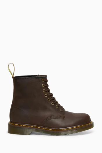1460 Lace Up Boots in Crazy Horse Leather