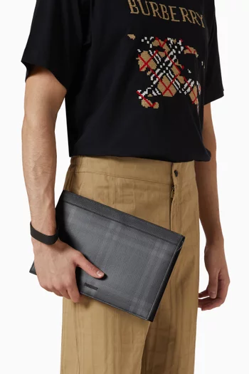 Flat Frame Pouch in Canvas